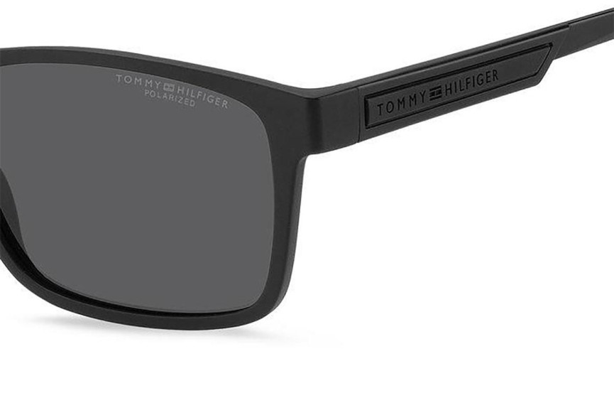 Sončna očala Tommy Hilfiger TH2089/S 003/M9 Polarized Pravokotna Črna