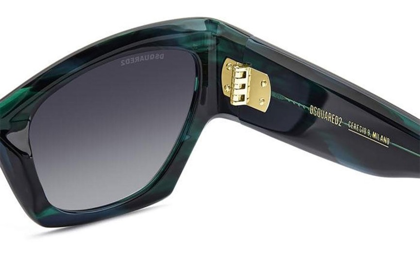 Sončna očala Dsquared2 D20132/S 6AK/9O Cat Eye Zelena