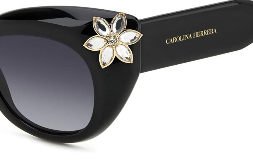 Sončna očala Carolina Herrera HER0215/S 807/9O Cat Eye Črna