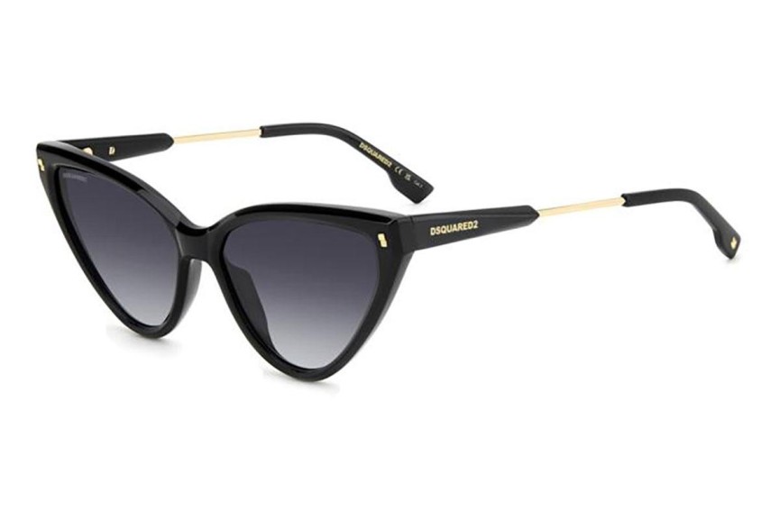 Sončna očala Dsquared2 D20134/S 807/9O Cat Eye Črna