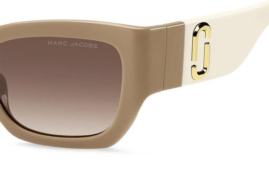 Sončna očala Marc Jacobs MARC723/S 10A/HA Pravokotna Bež