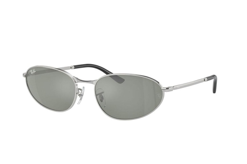 Sončna očala Ray-Ban RB3734 003/40 Ovalna Srebrna