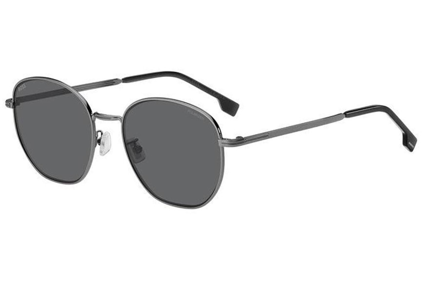 Sončna očala BOSS BOSS1671/F/SK KJ1/M9 Polarized Okrogla Siva