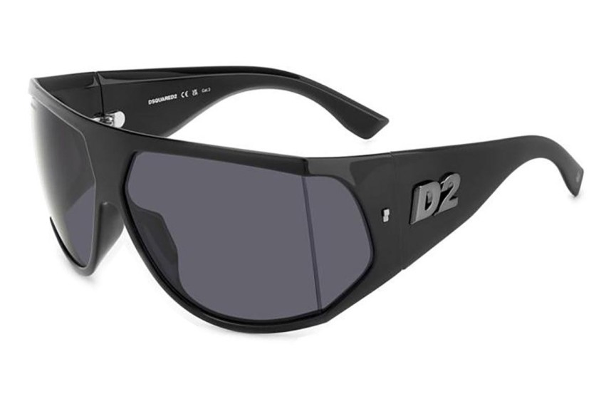 Sončna očala Dsquared2 D20124/S ANS/IR Flat Top Črna