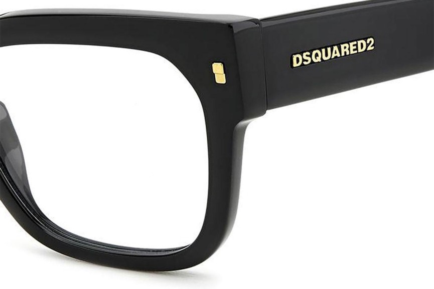 Očala Dsquared2 D20129 807 Pravokotna Črna