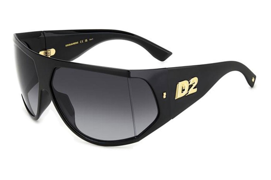 Sončna očala Dsquared2 D20124/S 2M2/9O Flat Top Črna