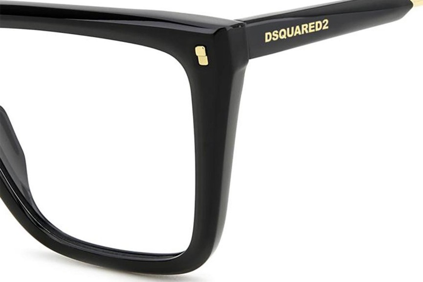 Očala Dsquared2 D20136 807 Pravokotna Črna