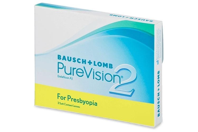 Kontaktne leče Mesečne PureVision2 for Presbyopia (3 leč)