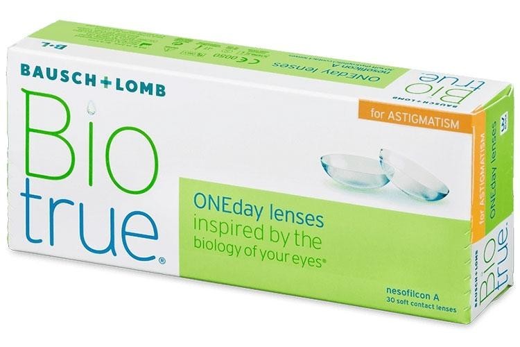 Kontaktne leče Dnevne Biotrue ONE Day for Astigmatism (30 leč)