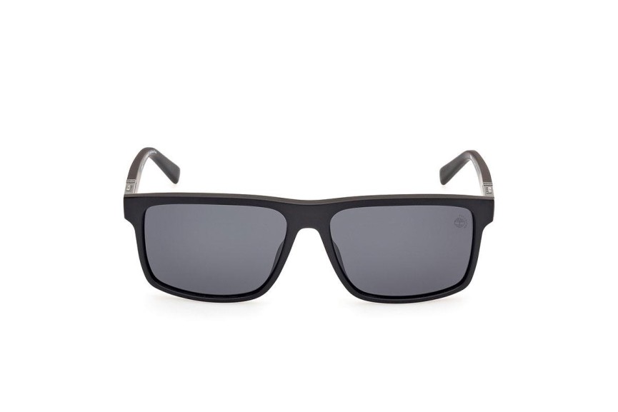 Sončna očala Timberland TB00006 02D Polarized Pravokotna Črna