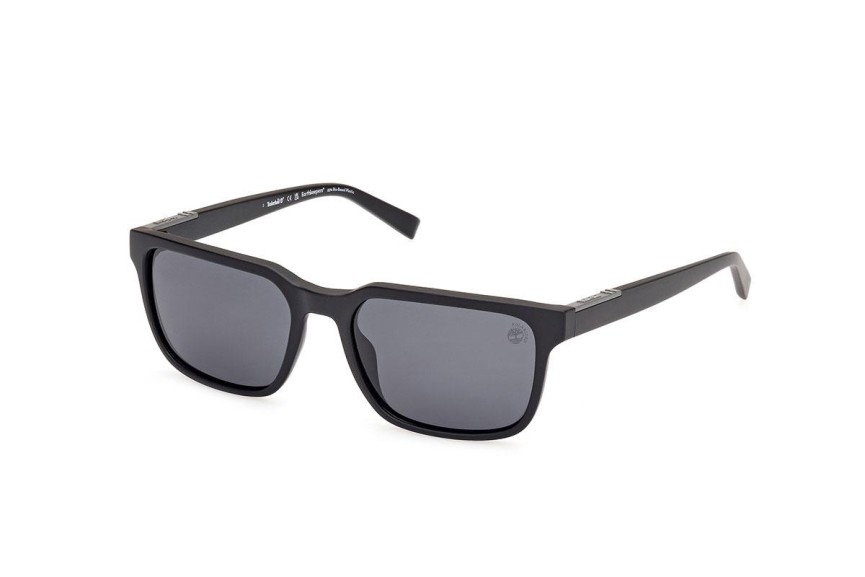 Sončna očala Timberland TB00008 02D Polarized Kvadratna Črna