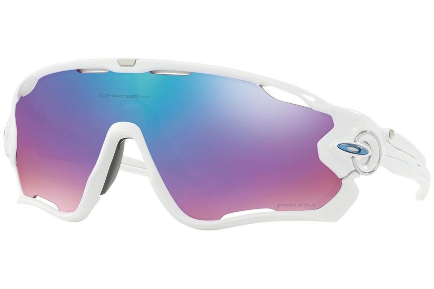 Sončna očala Oakley Jawbreaker OO9290-21 PRIZM Enojna leča | Shield Bela