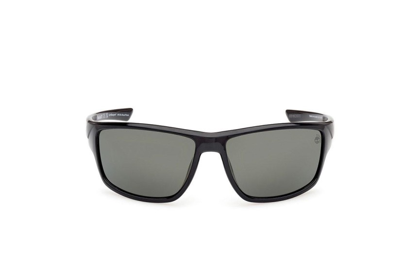 Sončna očala Timberland TB00003 01R Polarized Pravokotna Črna