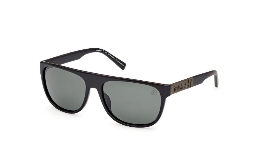 Sončna očala Timberland TB00004 01R Polarized Kvadratna Črna