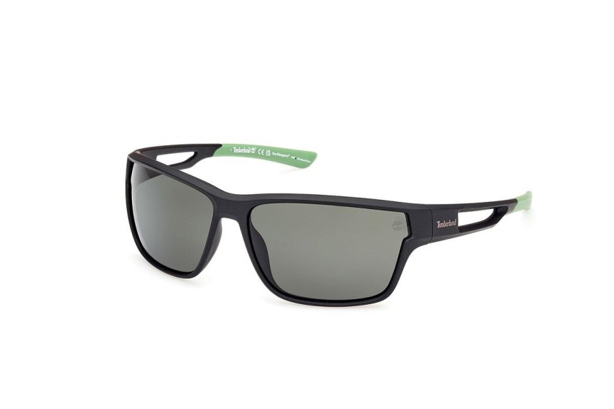 Sončna očala Timberland TB00001 02R Polarized Pravokotna Črna