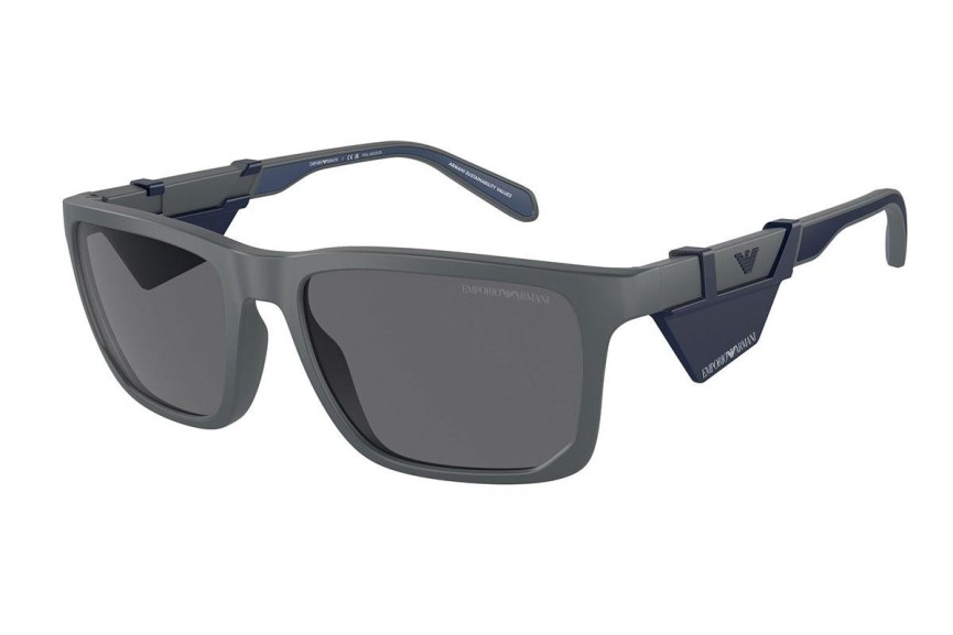 Sončna očala Emporio Armani EA4219 610387 Polarized Kvadratna Siva