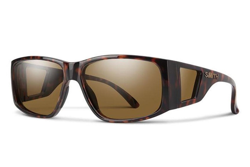 Sončna očala Smith MONROEPEAK 086/L5 Polarized Pravokotna Havana