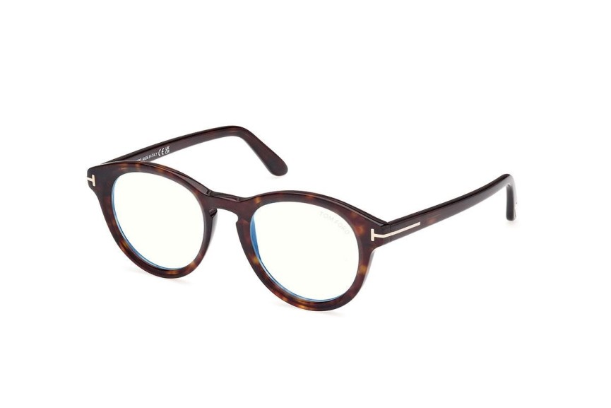 Očala Tom Ford FT5940-B 052 Okrogla Havana