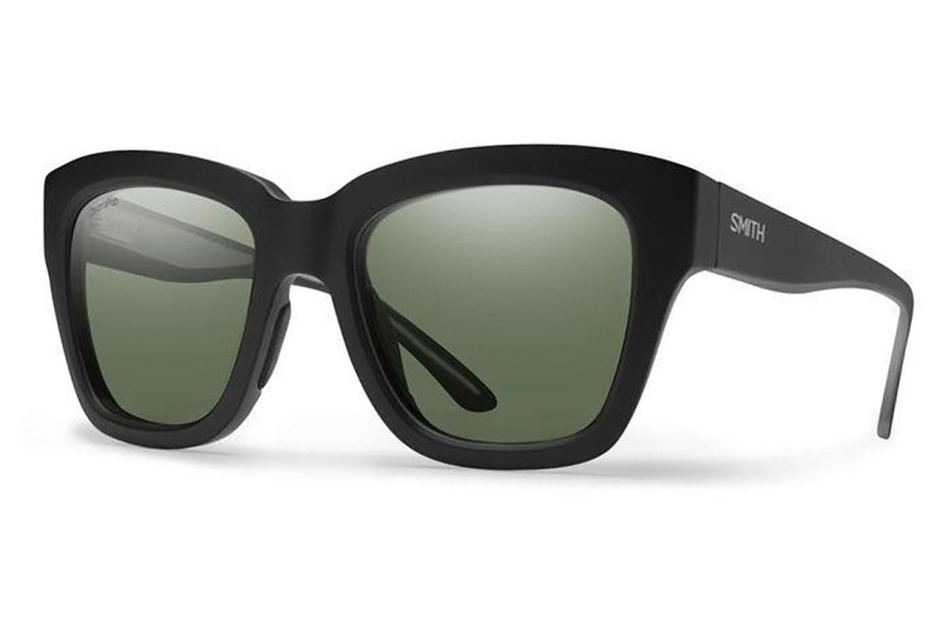 Sončna očala Smith SWAY 003/L7 Polarized Pravokotna Črna