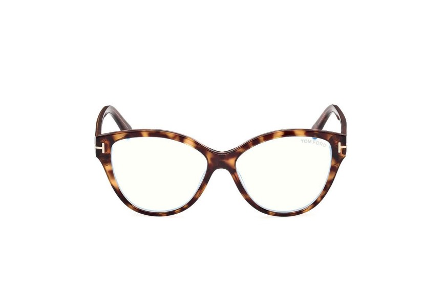 Očala Tom Ford FT5954-B 056 Cat Eye Havana