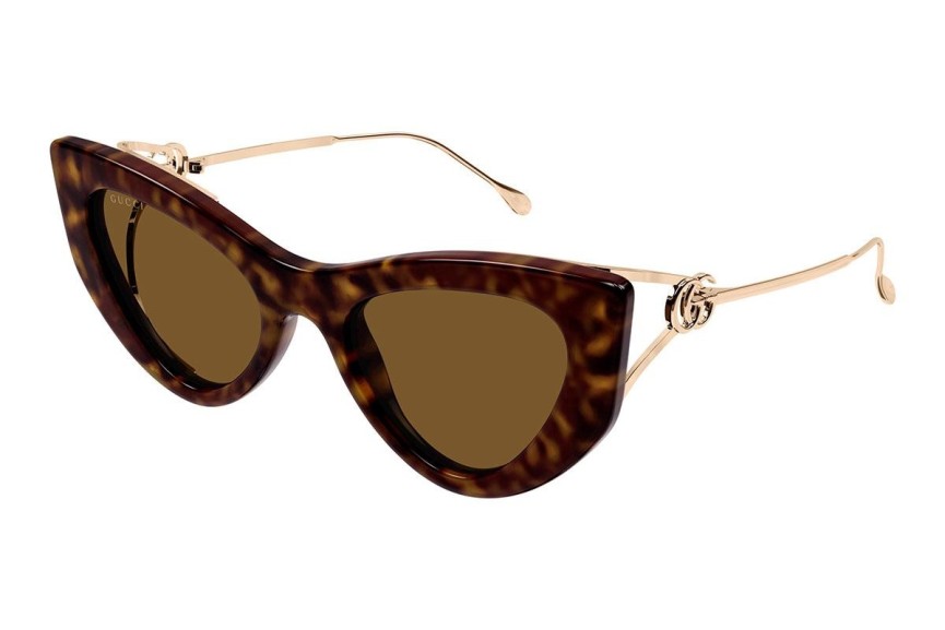 Sončna očala Gucci GG1565S 002 Cat Eye Havana