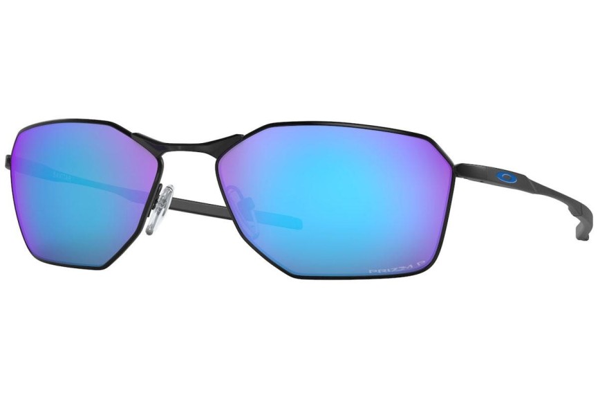 Sončna očala Oakley Savitar OO6047 604705 Polarized Pravokotna Črna