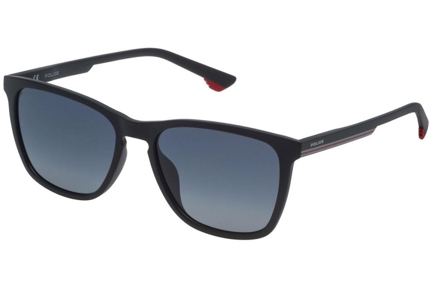 Sončna očala Police Track 6 SPL573 U28P Polarized Kvadratna Črna