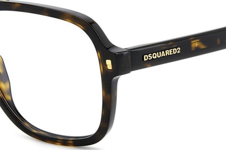 Očala Dsquared2 D20145 086 Pravokotna Havana