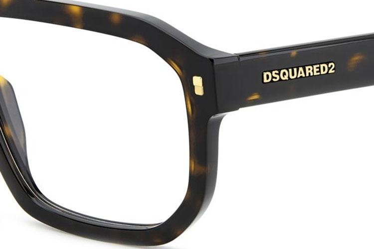 Očala Dsquared2 D20146 086 Pravokotna Havana