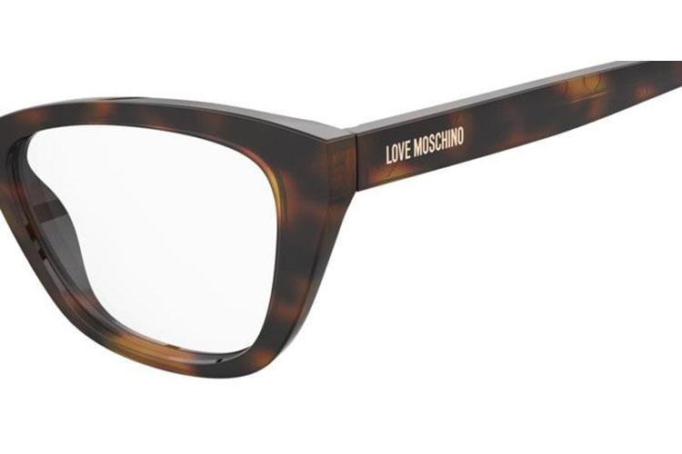 Očala Love Moschino MOL636 05L Cat Eye Havana