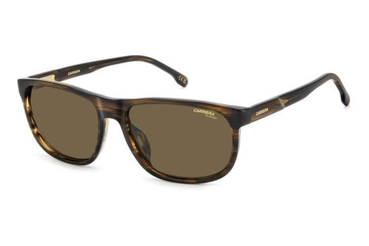 Sončna očala Carrera CFLEX08/G/S EX4/SP Polarized Pravokotna Rjava