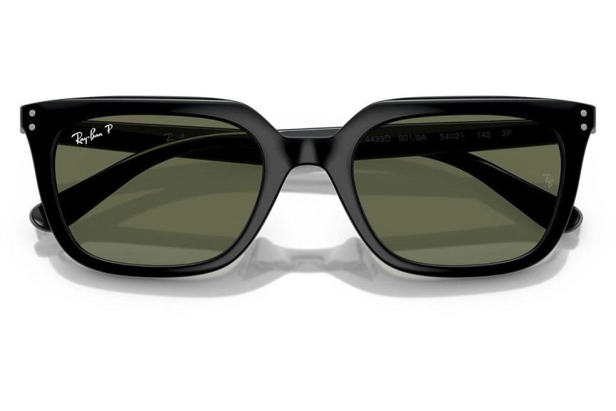 Sončna očala Ray-Ban RB4439D 901/9A Polarized Kvadratna Črna