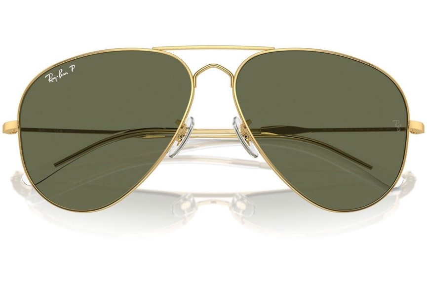 Sončna očala Ray-Ban RB3825 001/58 Polarized Pilotska Zlata