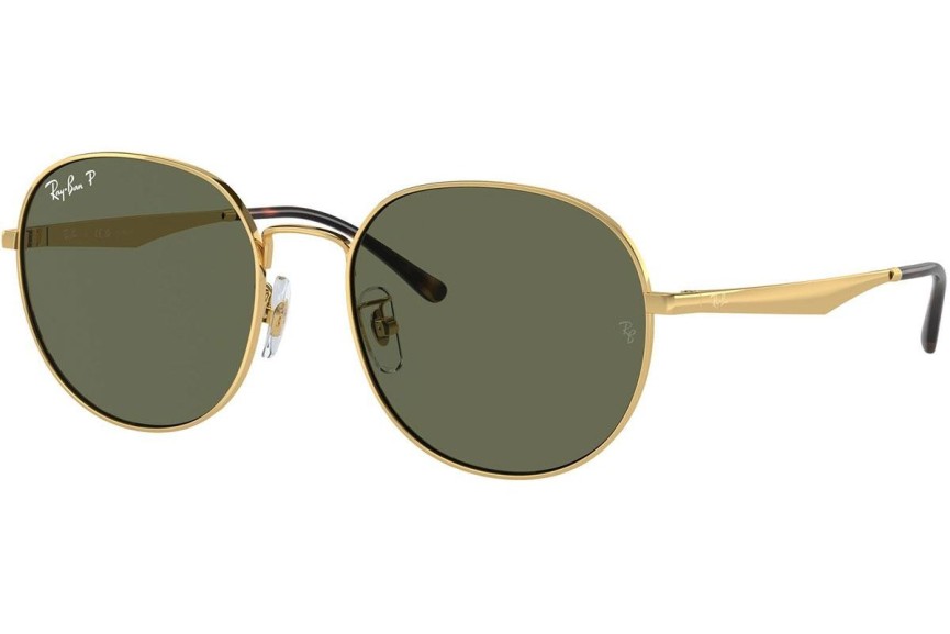 Sončna očala Ray-Ban RB3727D 001/9A Polarized Okrogla Zlata