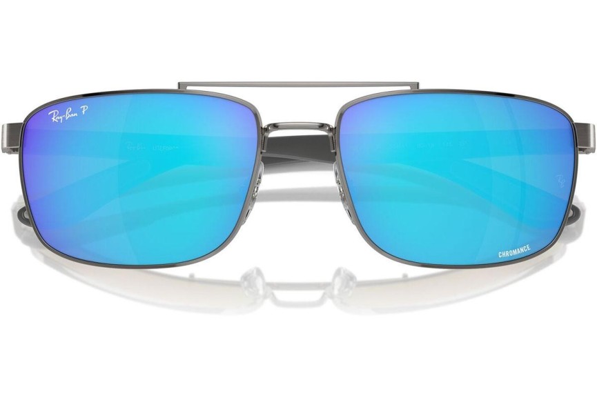 Sončna očala Ray-Ban RB3737CH 004/A1 Polarized Pravokotna Siva