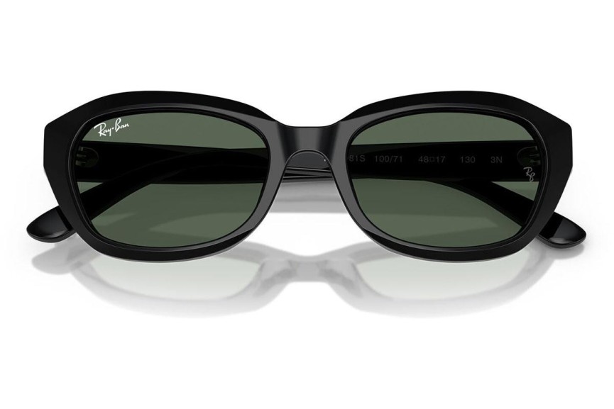 Sončna očala Ray-Ban Junior RJ9081S 100/71 Pravokotna Črna