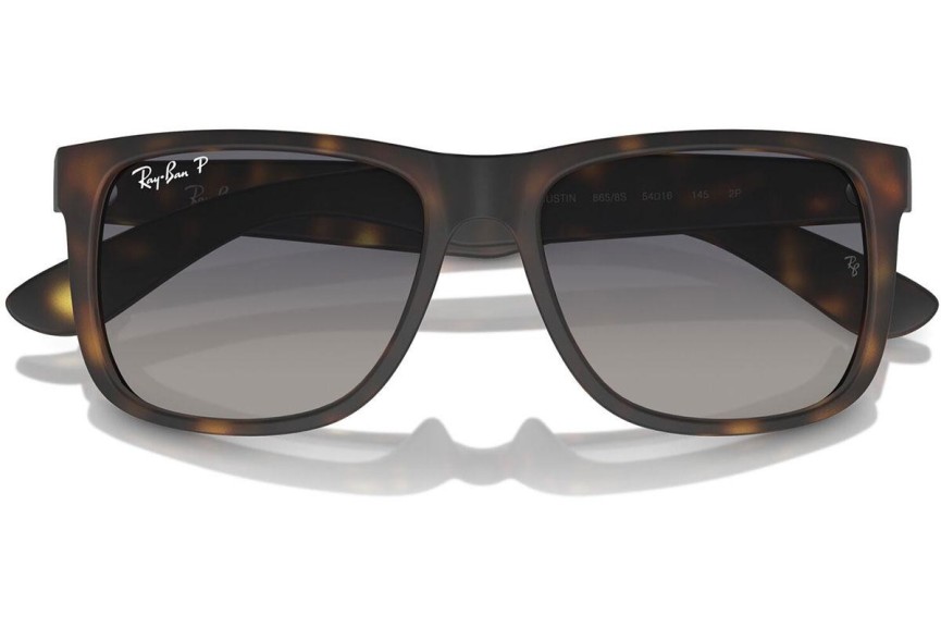 Sončna očala Ray-Ban Justin RB4165 865/8S Polarized Kvadratna Havana