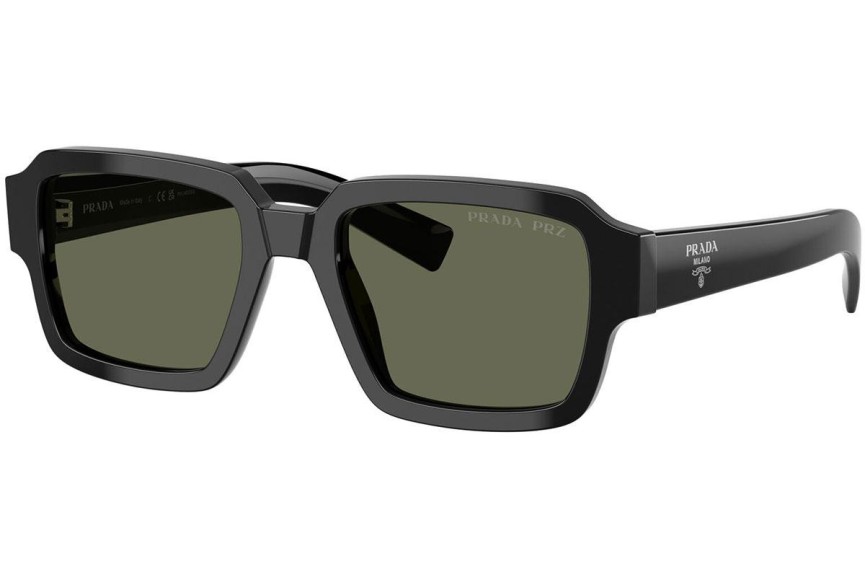 Sončna očala Prada PR02ZS 1AB03R Polarized Pravokotna Črna