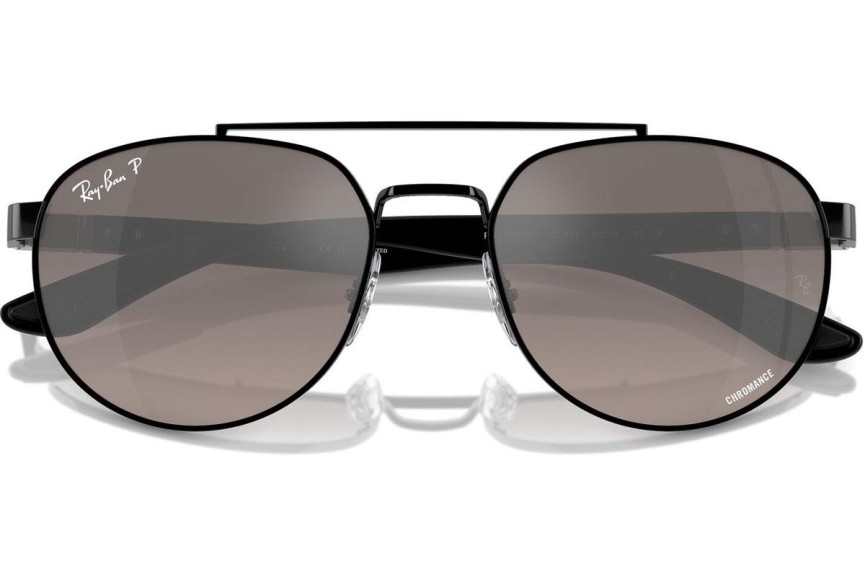 Sončna očala Ray-Ban RB3736CH 002/5J Polarized Pravokotna Črna