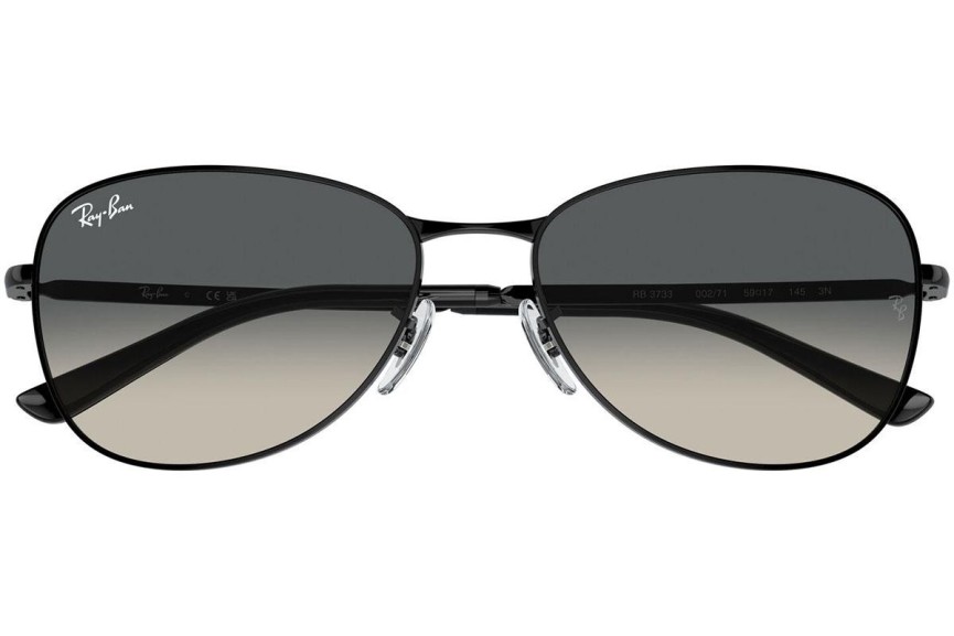 Sončna očala Ray-Ban RB3733 002/71 Pilotska Črna