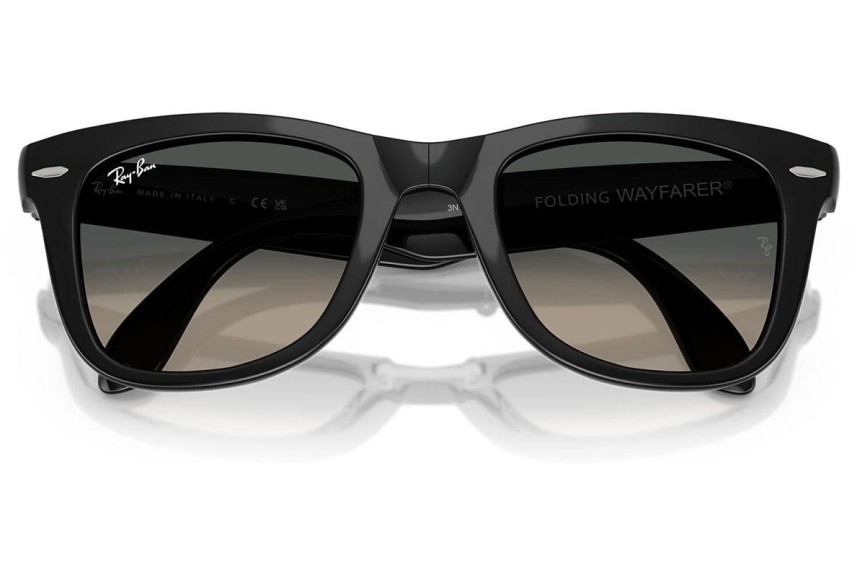 Sončna očala Ray-Ban Folding Wayfarer RB4105 601/71 Kvadratna Črna