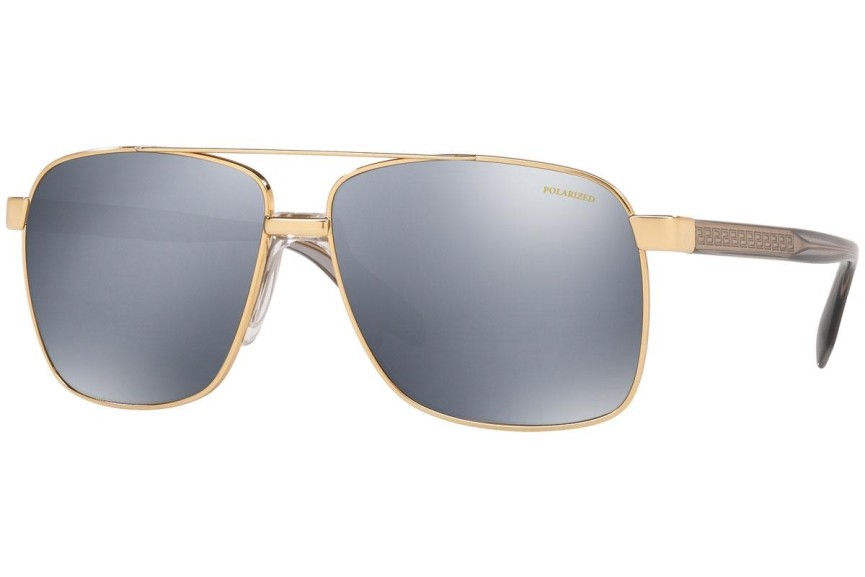 Sončna očala Versace VE2174 1002Z3 Polarized Kvadratna Zlata