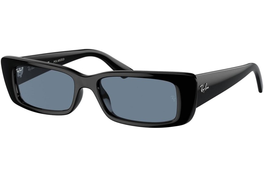 Sončna očala Ray-Ban RB4425 66772V Polarized Pravokotna Črna