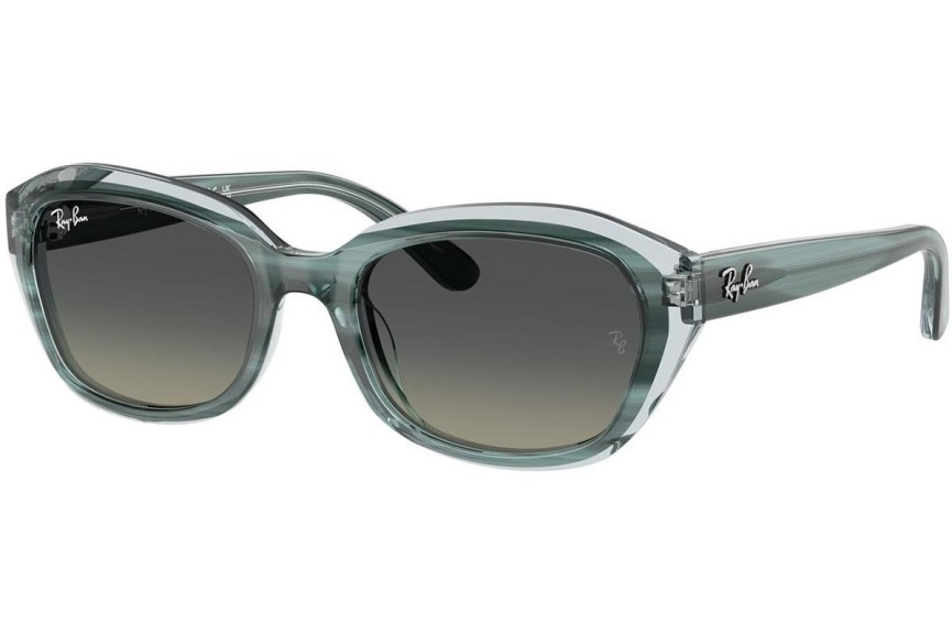 Sončna očala Ray-Ban Junior RJ9081S 717511 Pravokotna Zelena