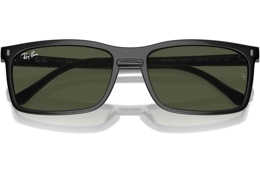 Sončna očala Ray-Ban RB4435 901/31 Pravokotna Črna