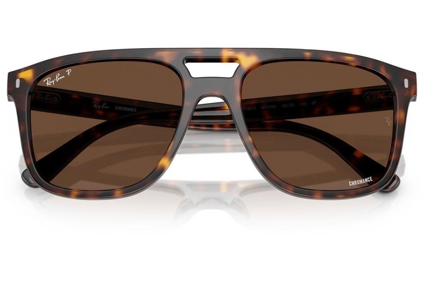 Sončna očala Ray-Ban RB2213CH 902/AN Polarized Kvadratna Havana