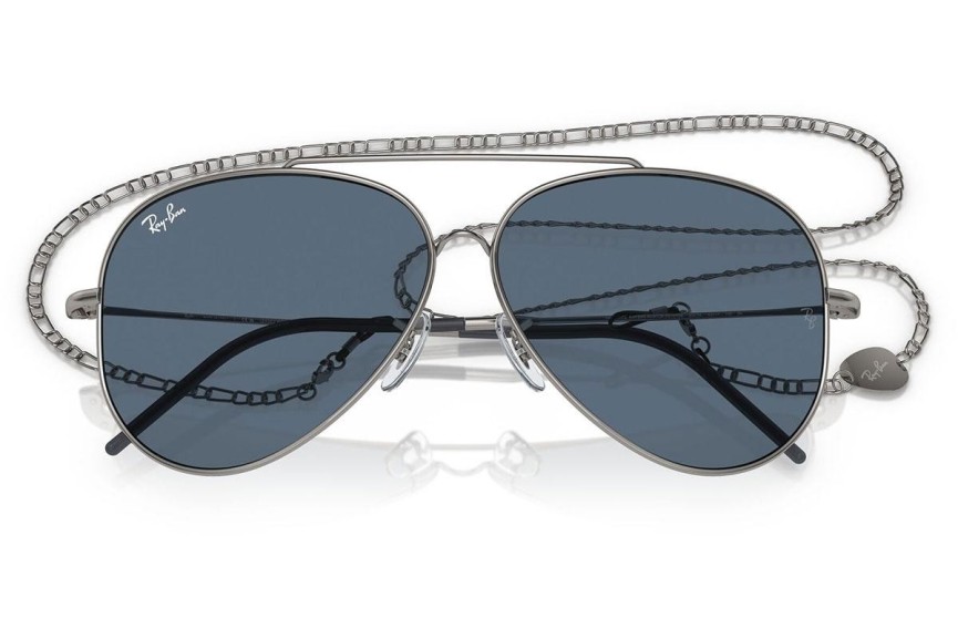 Sončna očala Ray-Ban Aviator Reverse RBR0101S 004/3A Pilotska Srebrna