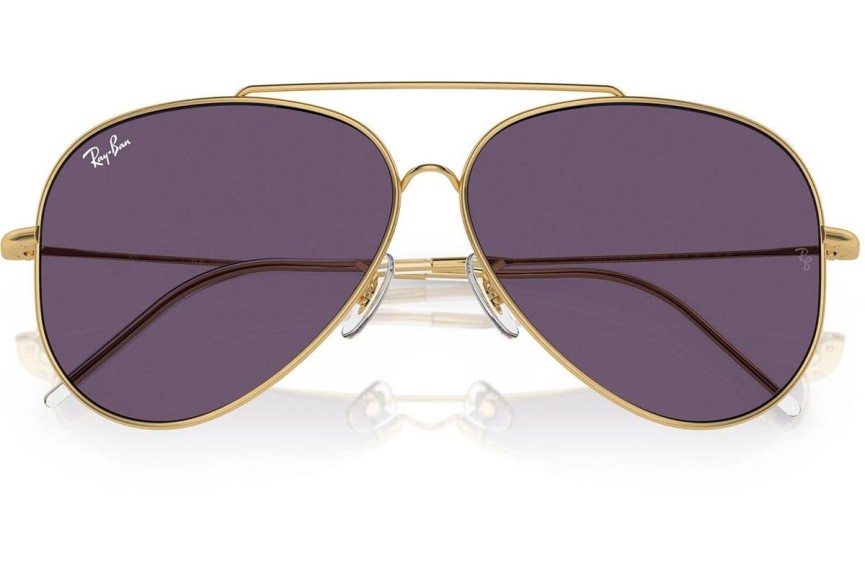 Sončna očala Ray-Ban Aviator Reverse RBR0101S 001/1A Pilotska Zlata