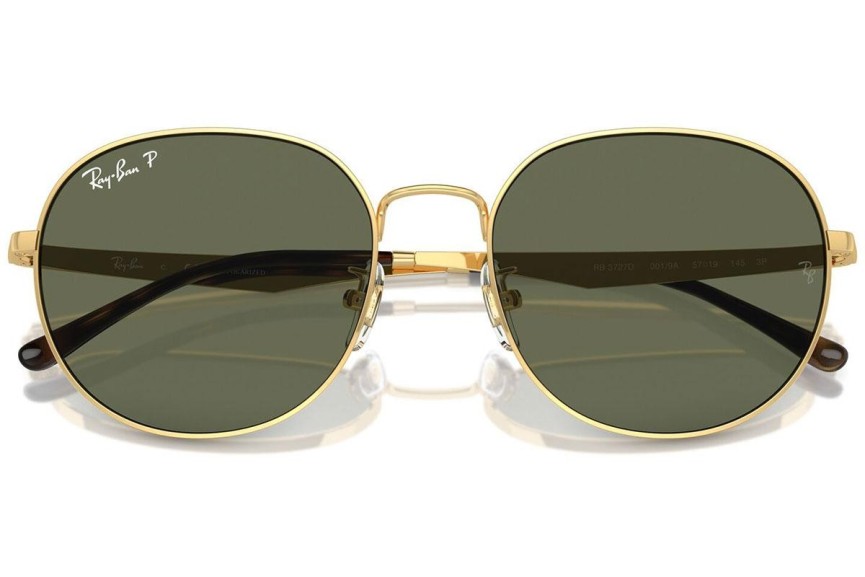 Sončna očala Ray-Ban RB3727D 001/9A Polarized Okrogla Zlata