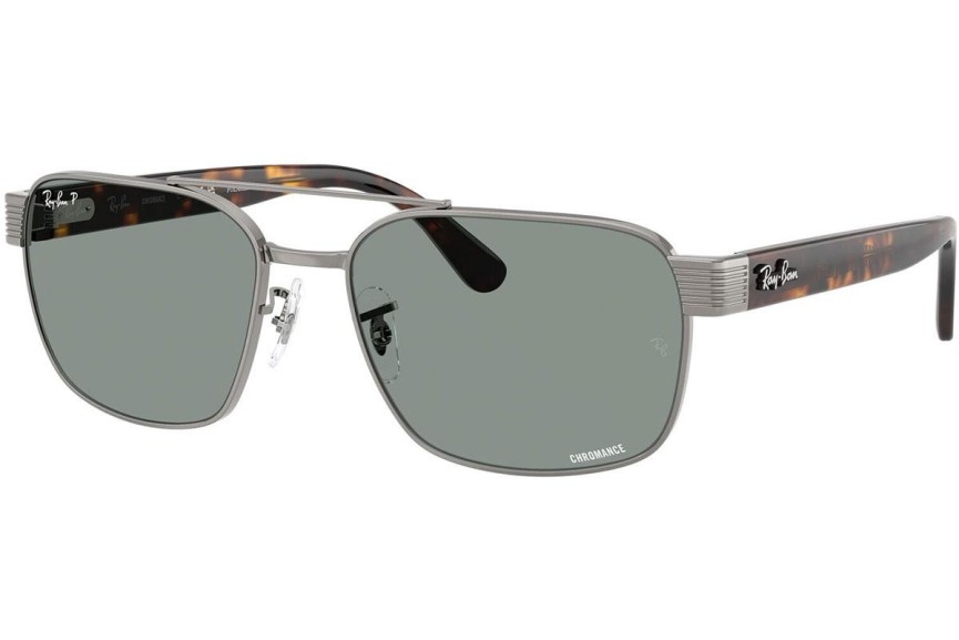 Sončna očala Ray-Ban RB3751CH 004/3R Polarized Kvadratna Srebrna